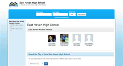 Desktop Screenshot of easthavenhighschool.org